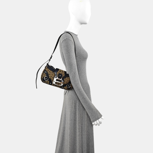 Le Cagole Small Fabric Brown