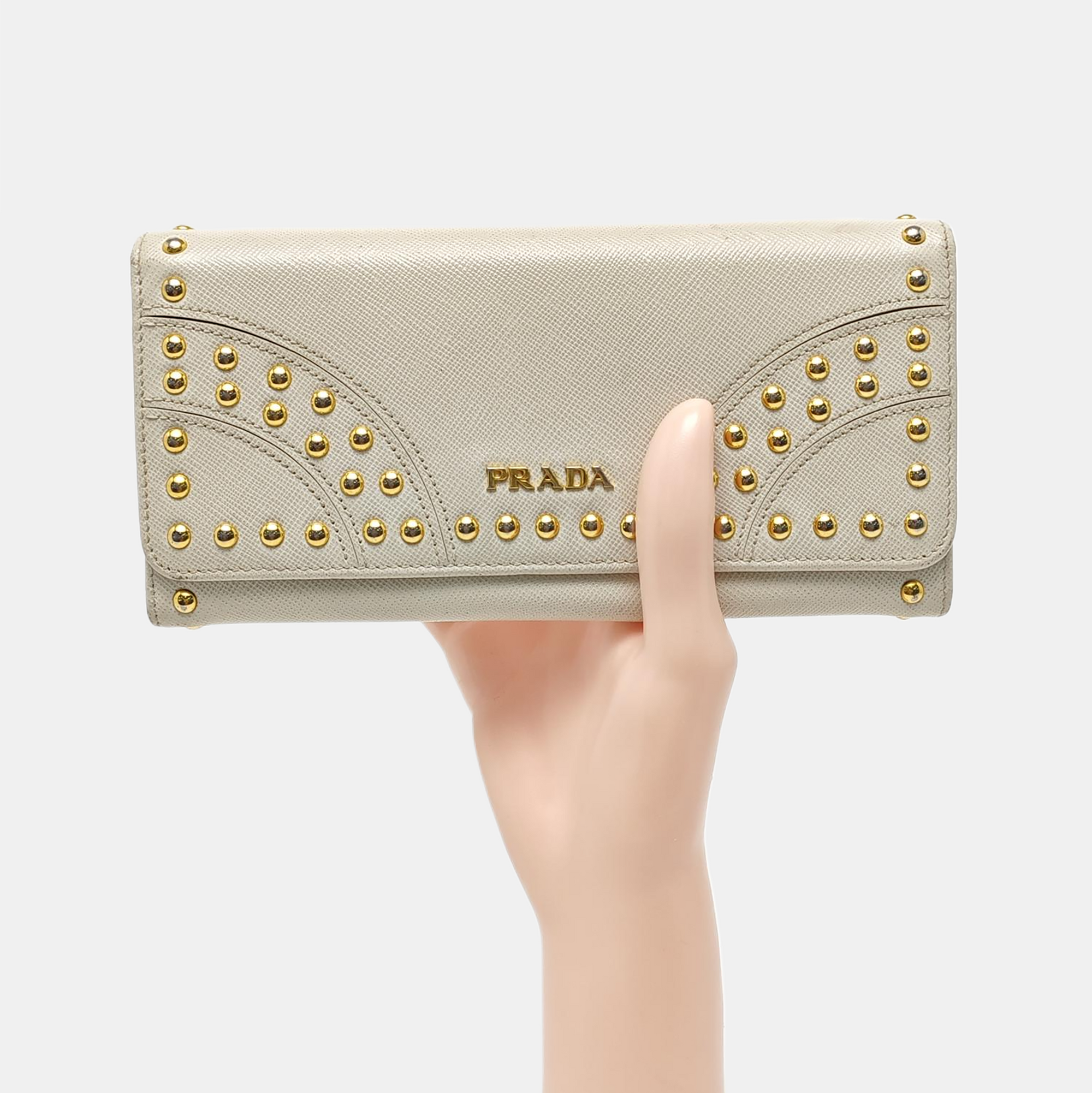 Calfskin Clutch White