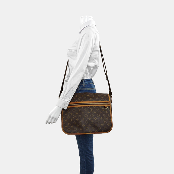 BOSPHORE GM Monogram Coated Canvas Brown