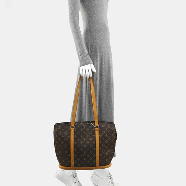 VINTAGE BABYLONE Monogram Coated Canvas Brown