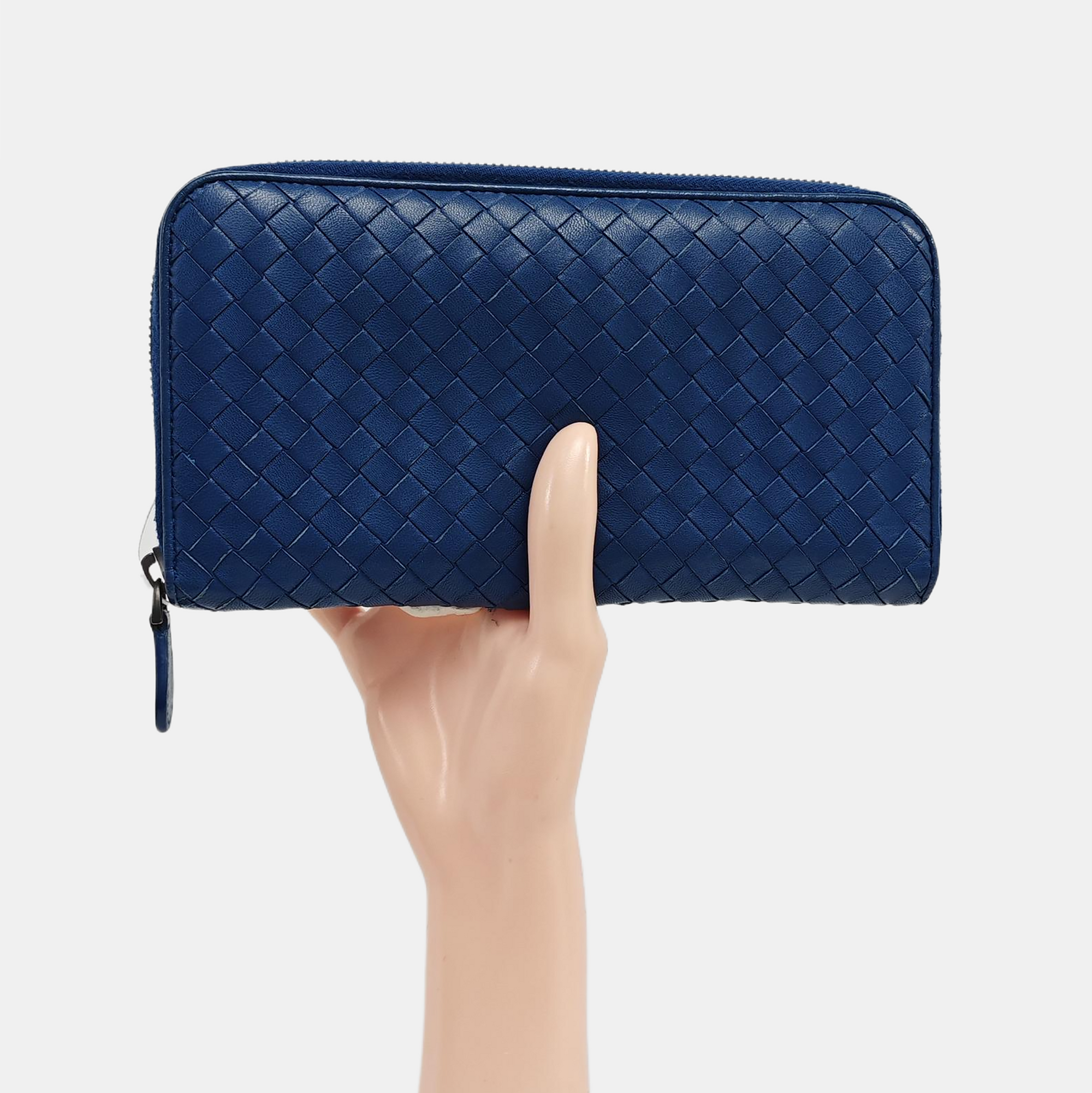 Calfskin Wallet Blue