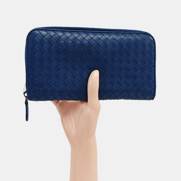 Calfskin Wallet Blue