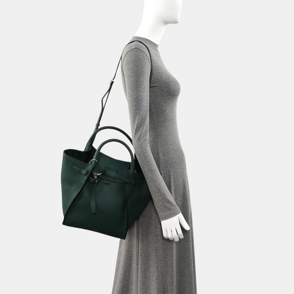 BIG BAG Small Calfskin Green