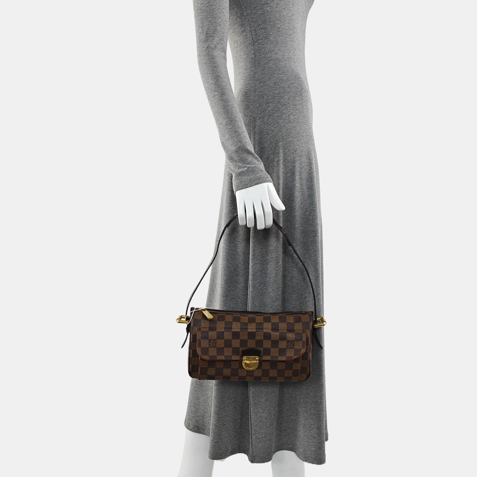 RAVELLO GM Damier Ebene Coated Canvas Brown