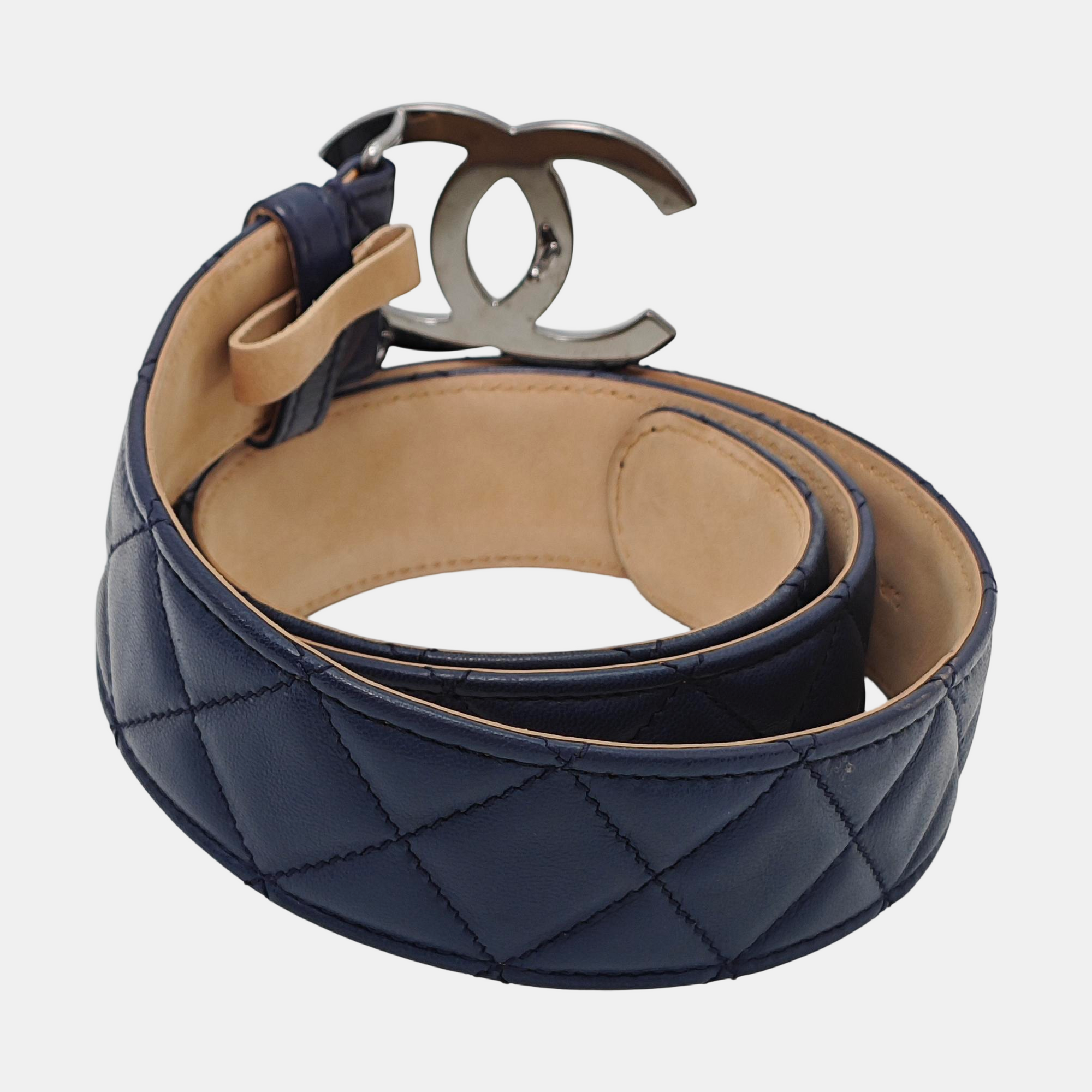 Leather Belt Blue