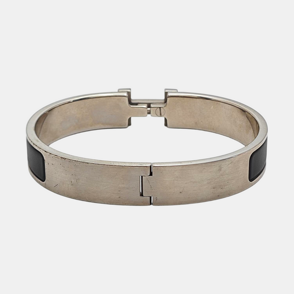 Clic Hh Metal Silver Bangle