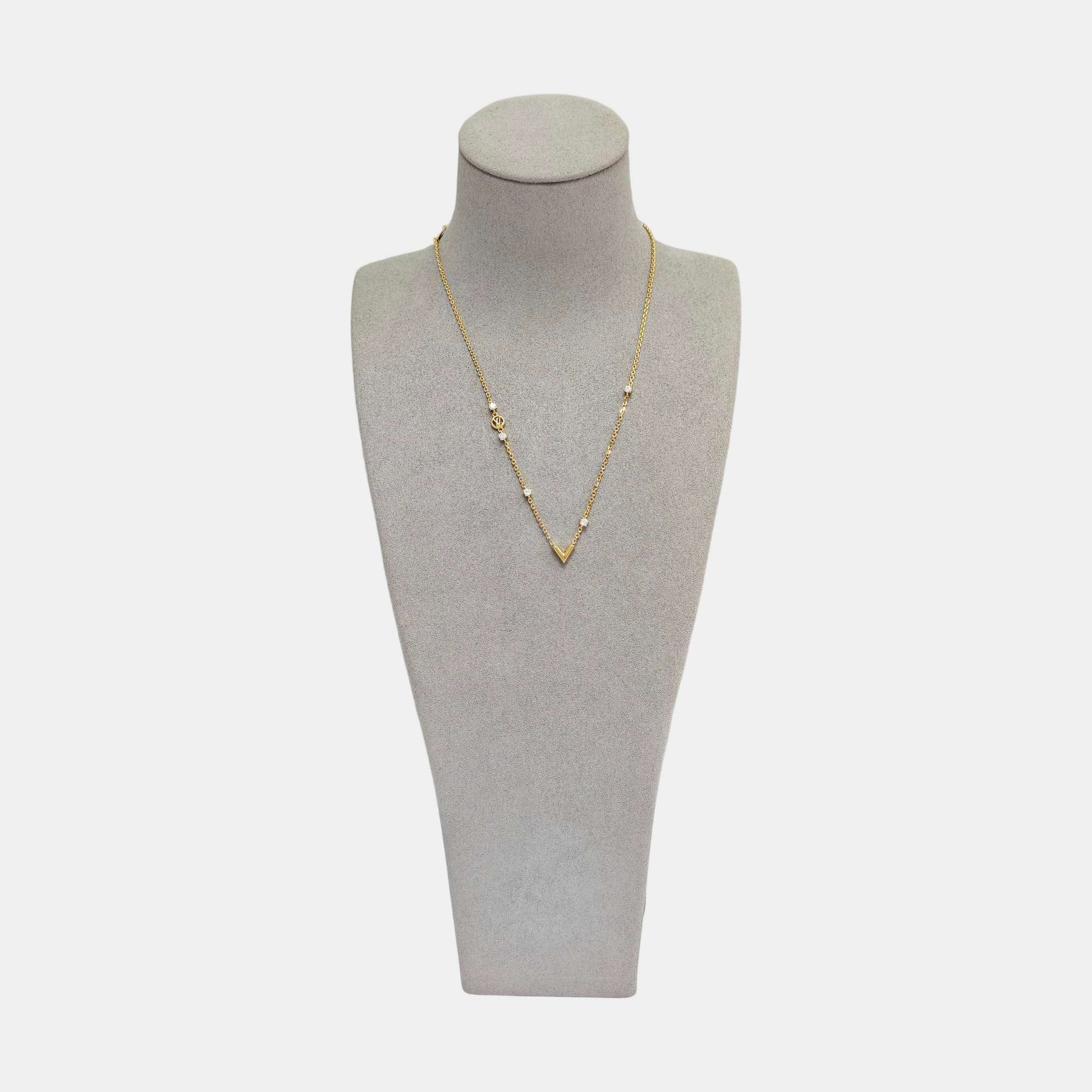 LV &amp; ME Metal Gold Necklace