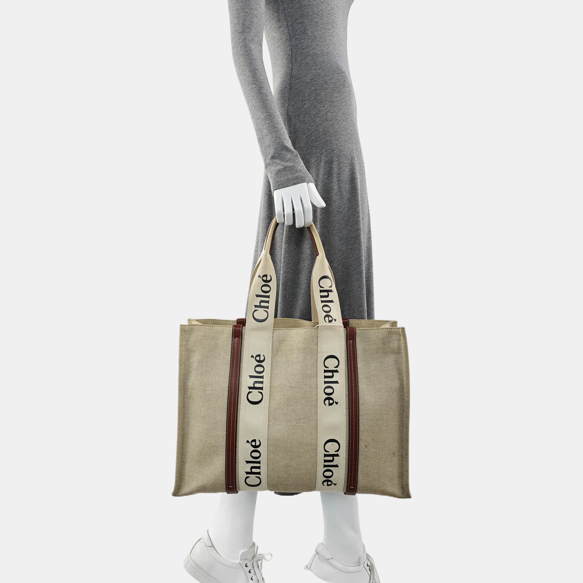 Woody Large Canvas Beige