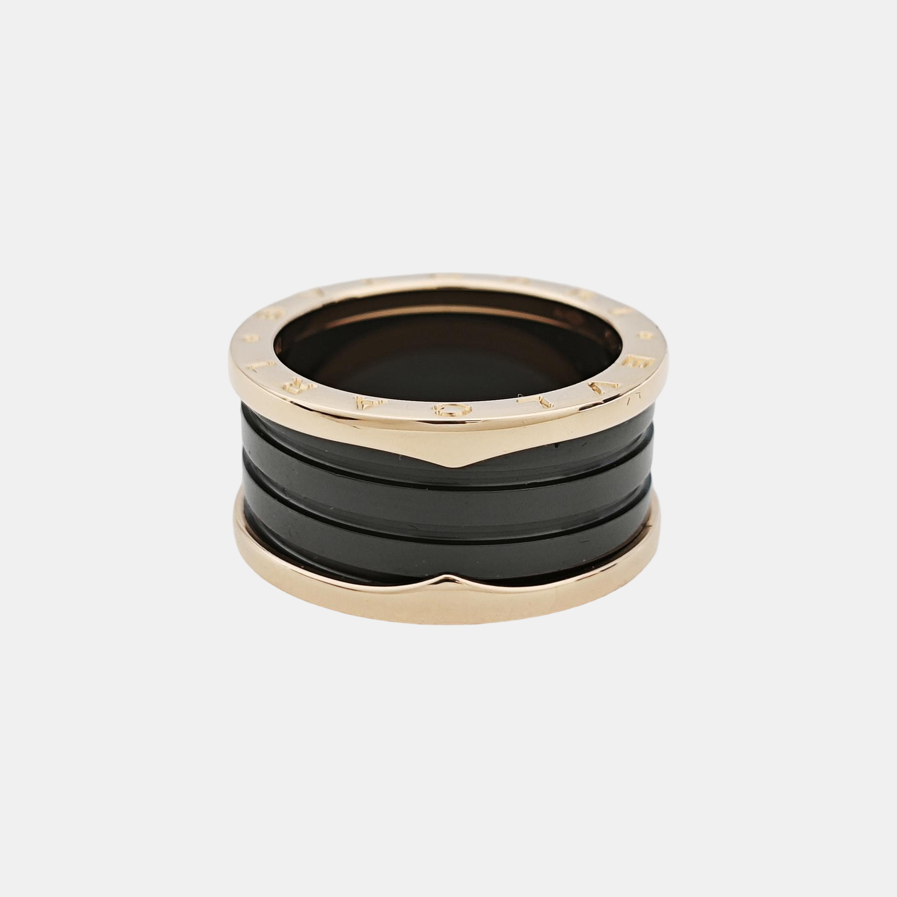 B.ZERO1 18k Rose Gold Ring EU 61