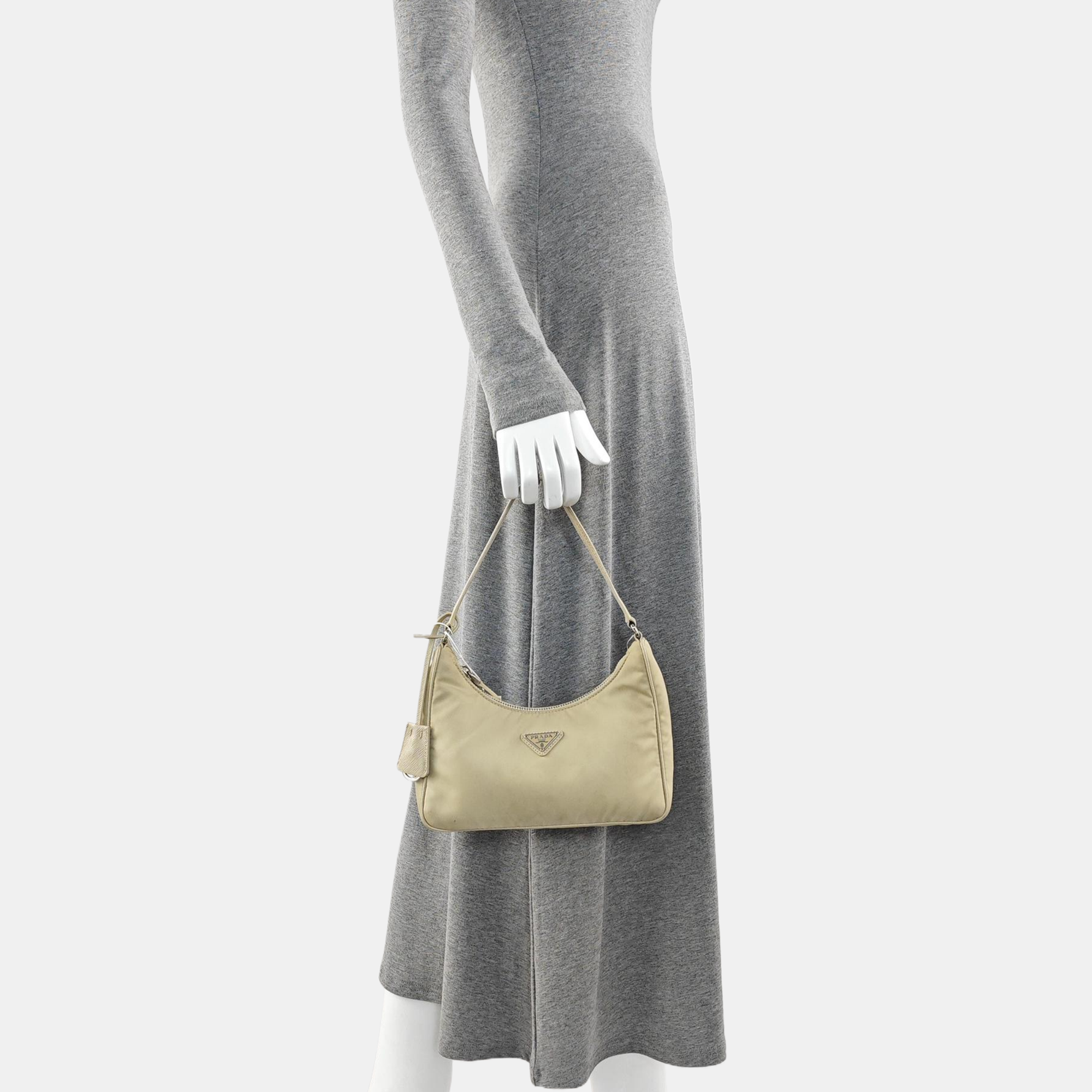 Re-Edition2000 Mini Nylon Beige