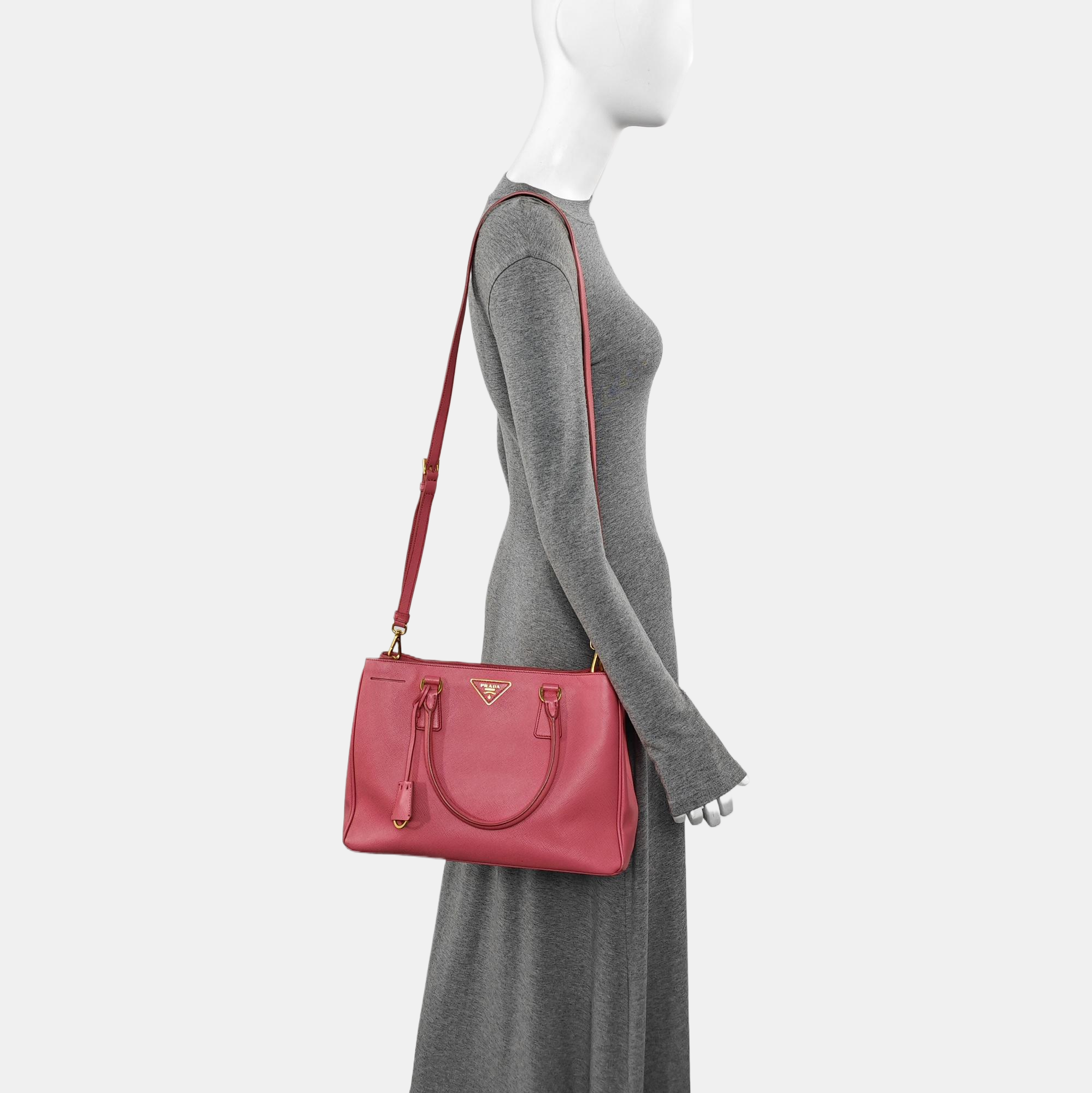 Galleria Medium Calfskin Red