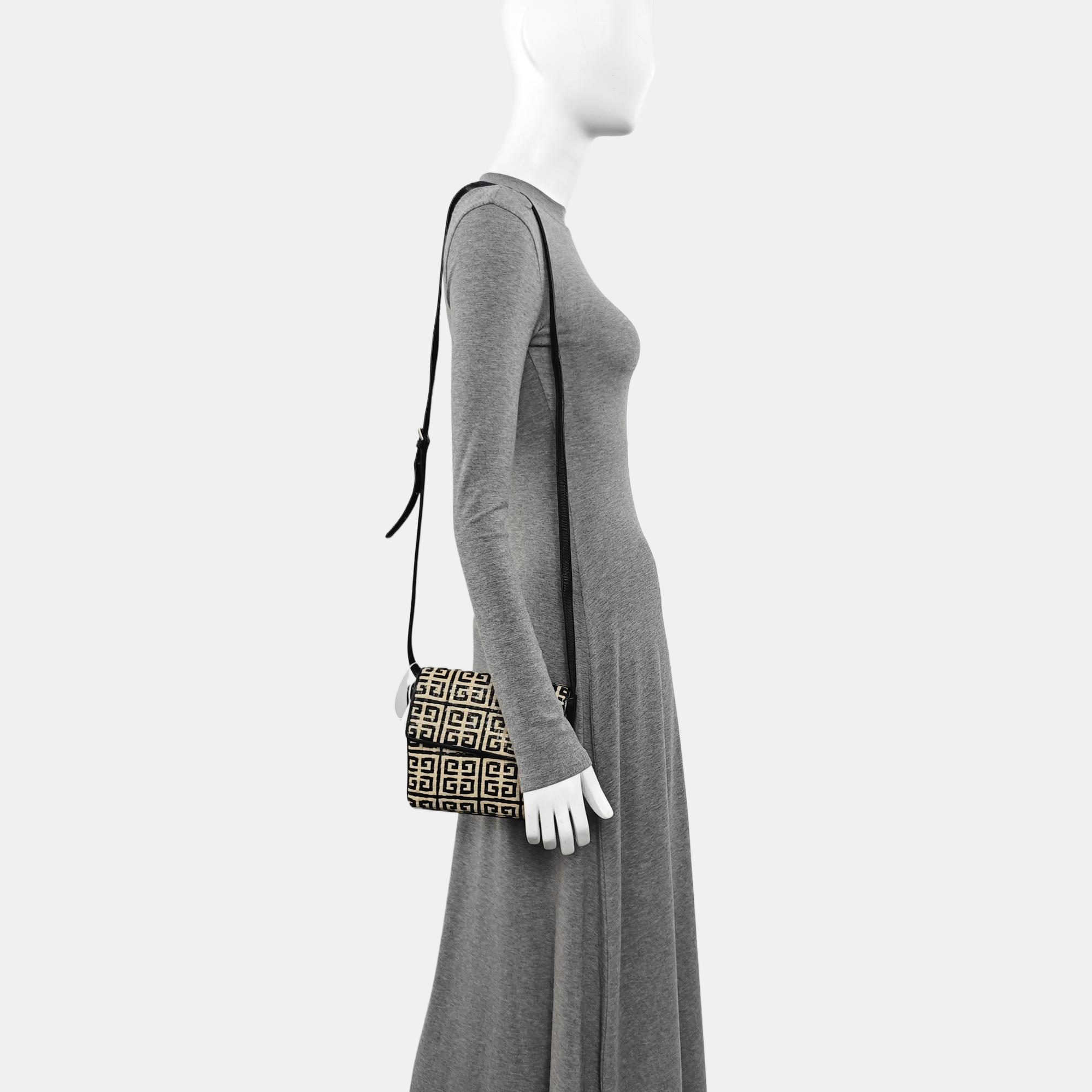 Calfskin Shoulder Bag Black