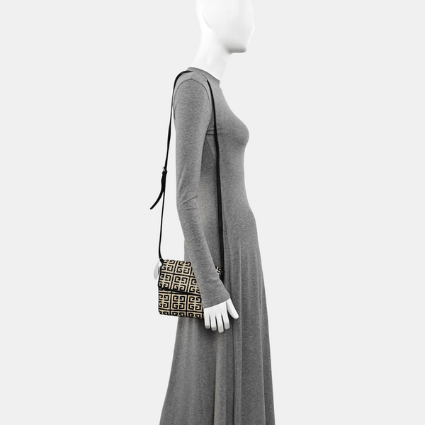 Calfskin Shoulder Bag Black