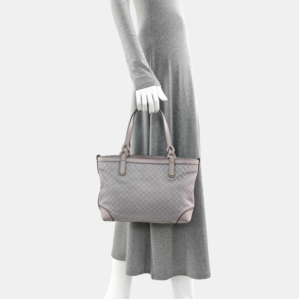 Calfskin Tote Bag Gray