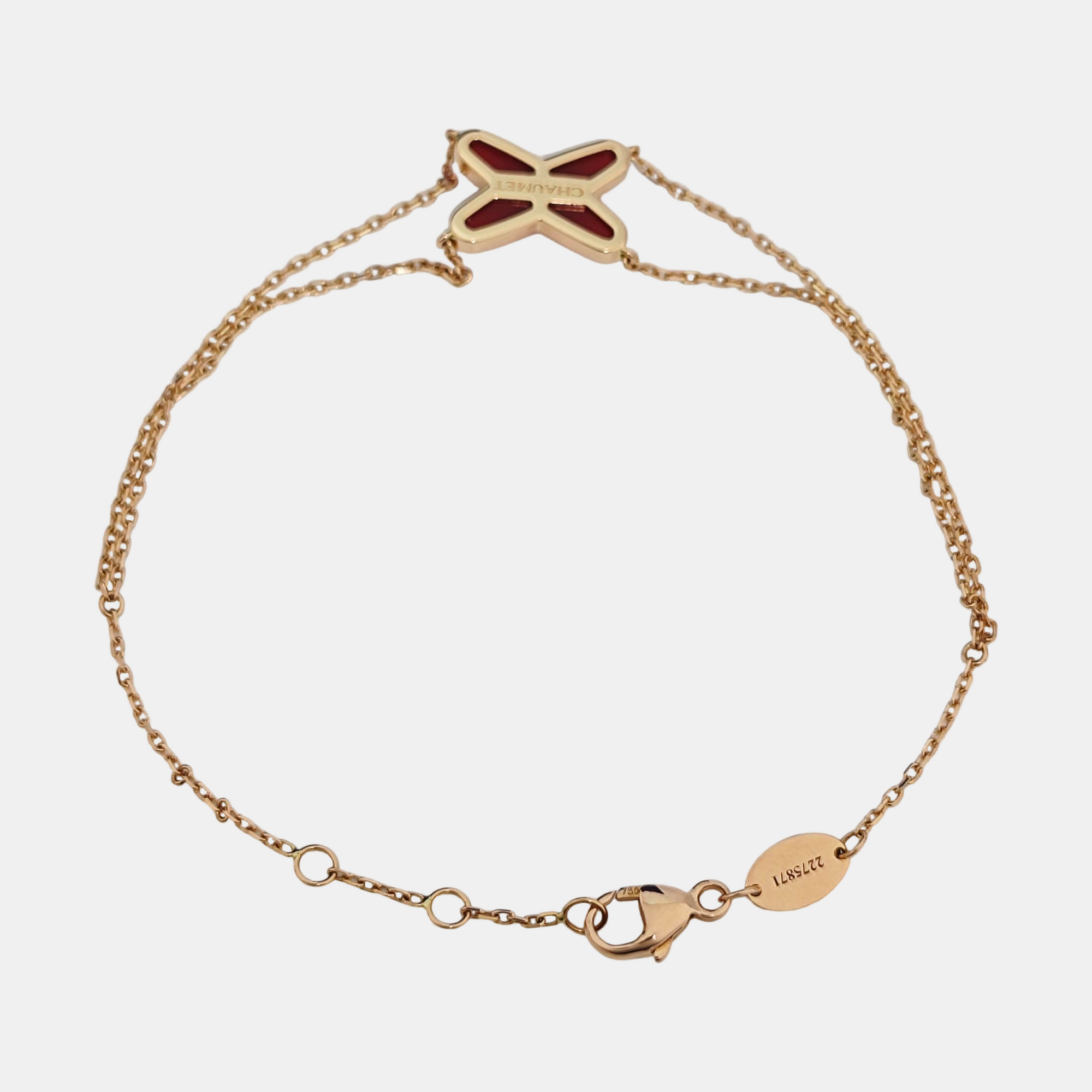 Pulsera Jeux De Liens de oro rosa de 18K con diamantes