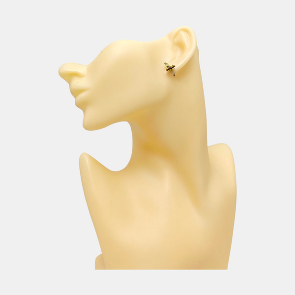 Metal Gold Stud Earrings