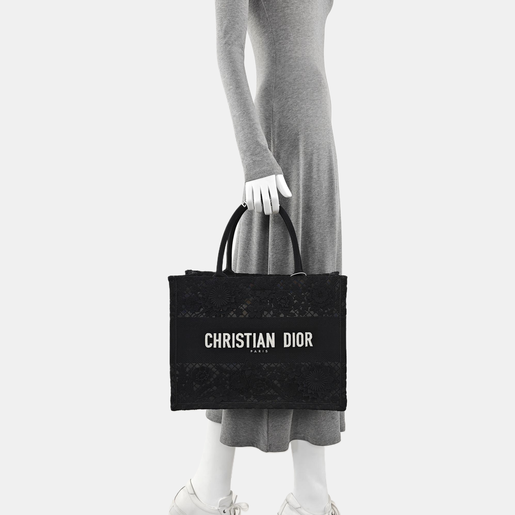 Book Tote Medium Canvas Black