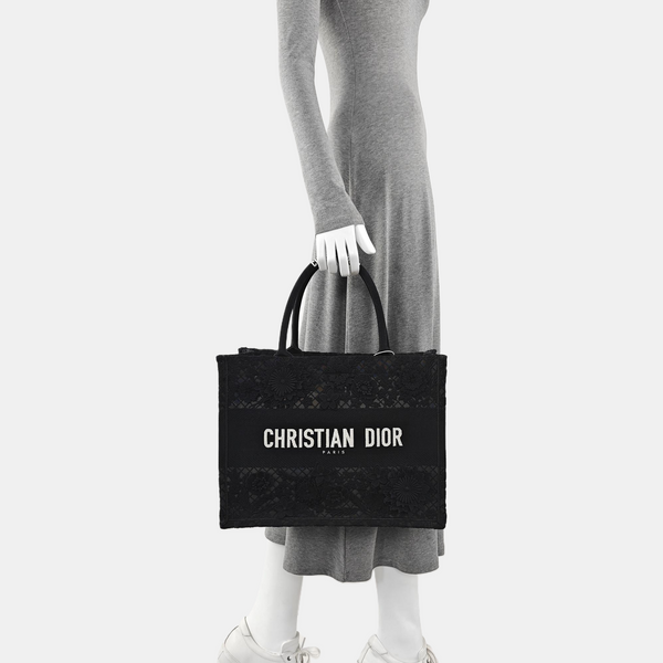 Book Tote Medium Canvas Black