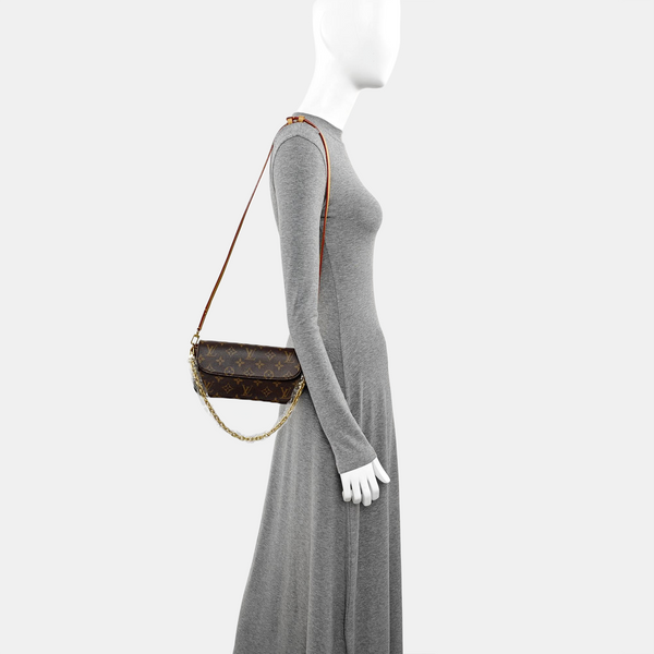 IVY Monogram Coated Canvas Brown