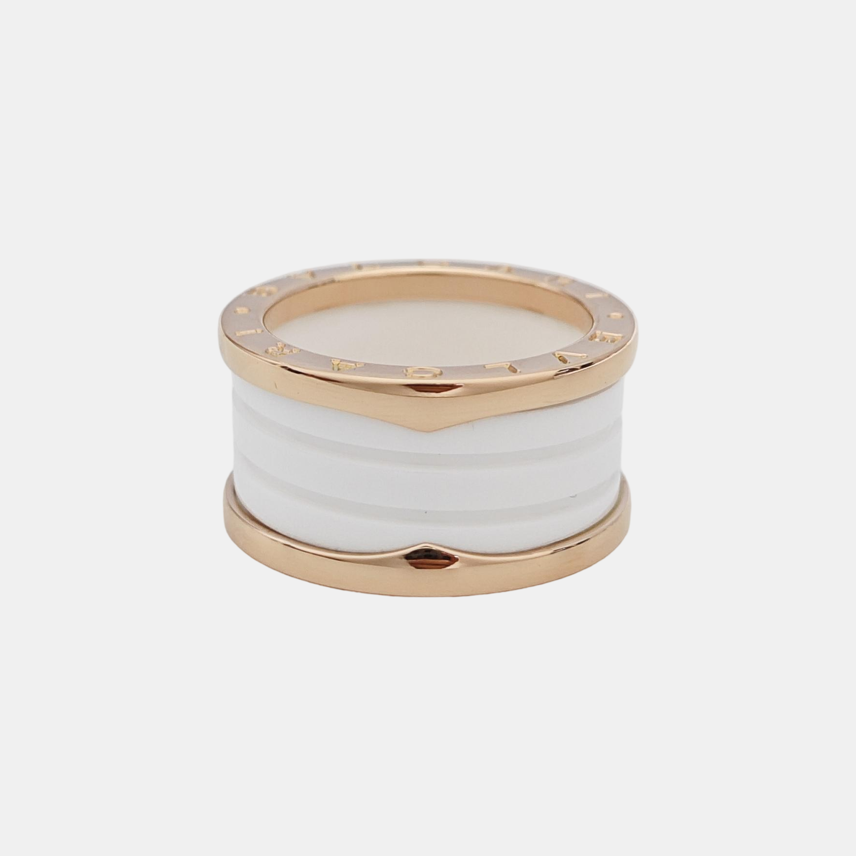 B.ZERO1 18k Rose Gold Ring EU 56