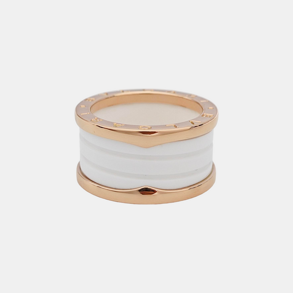 B.ZERO1 18k Rose Gold Ring EU 56