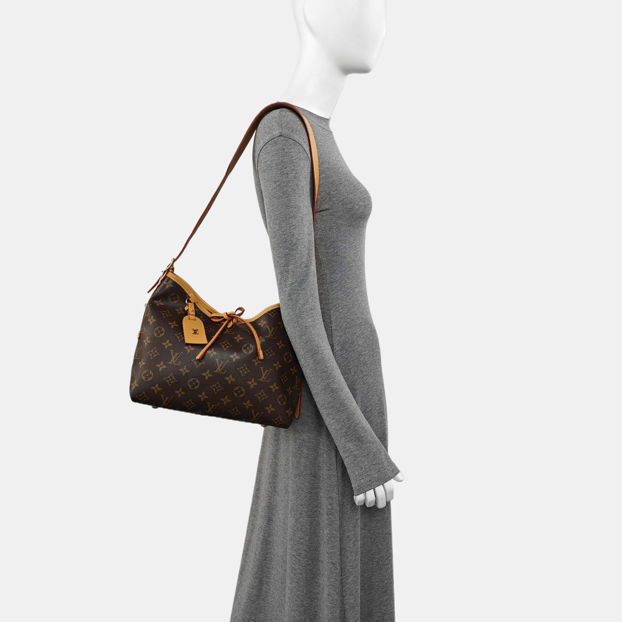 CARRYALL PM Monogram Coated Canvas Brown