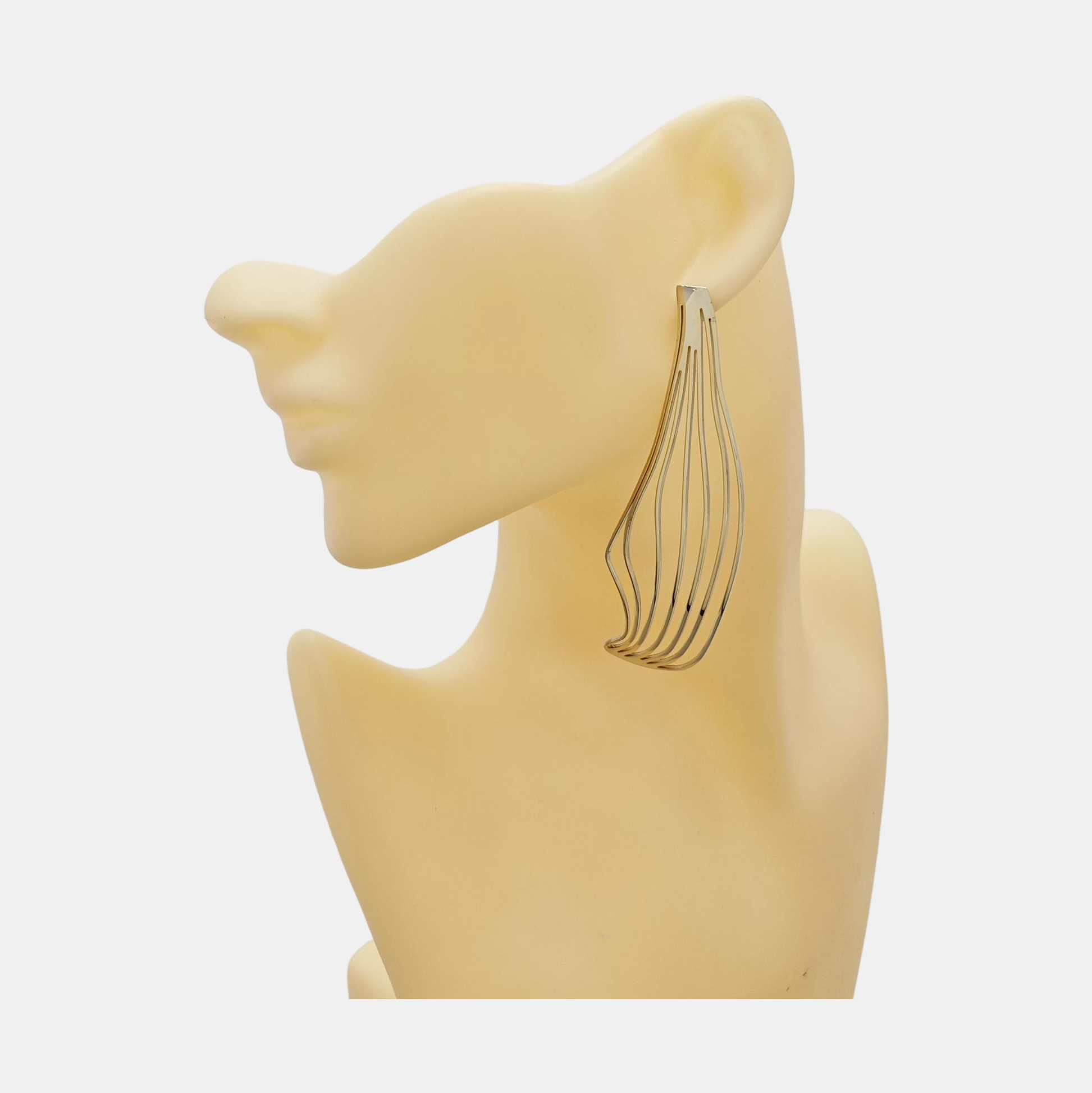 Metal Gold Stud Earrings