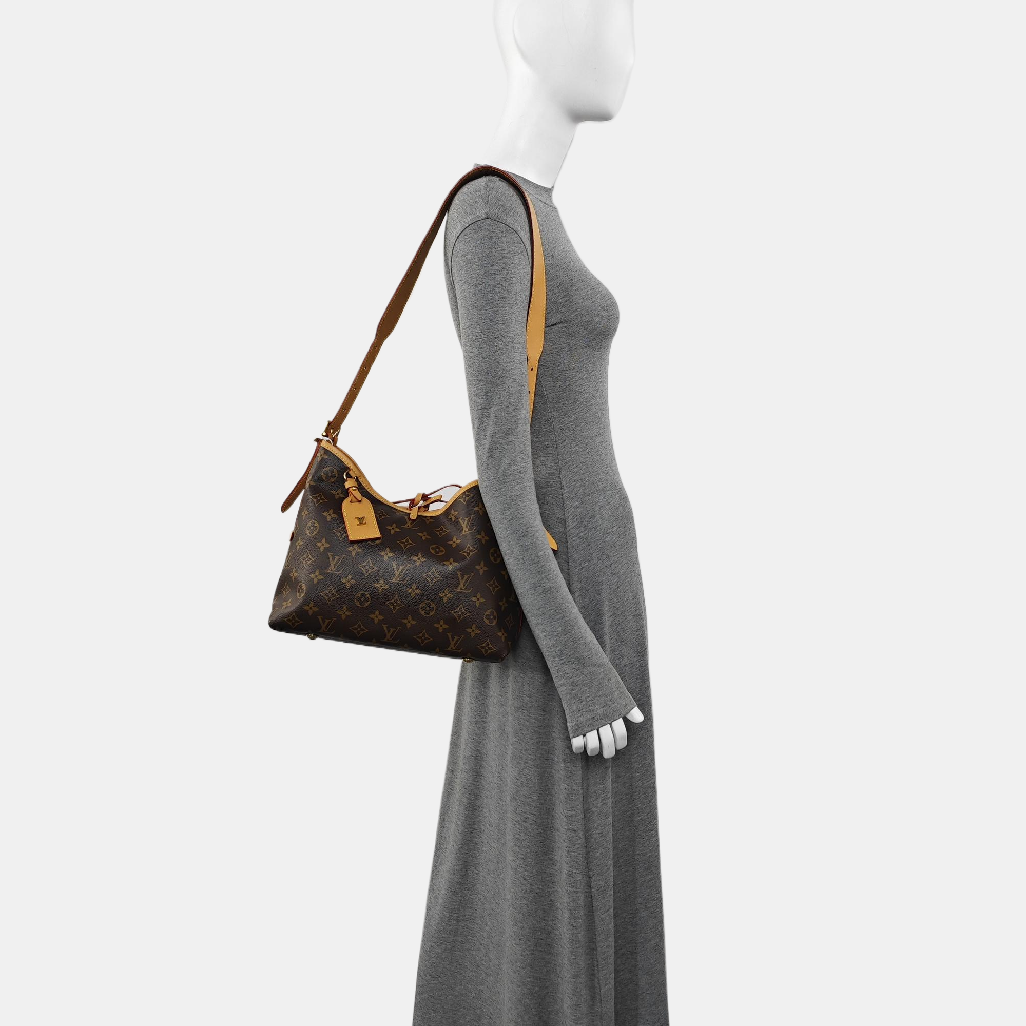 CARRYALL PM Monogram Coated Canvas Brown