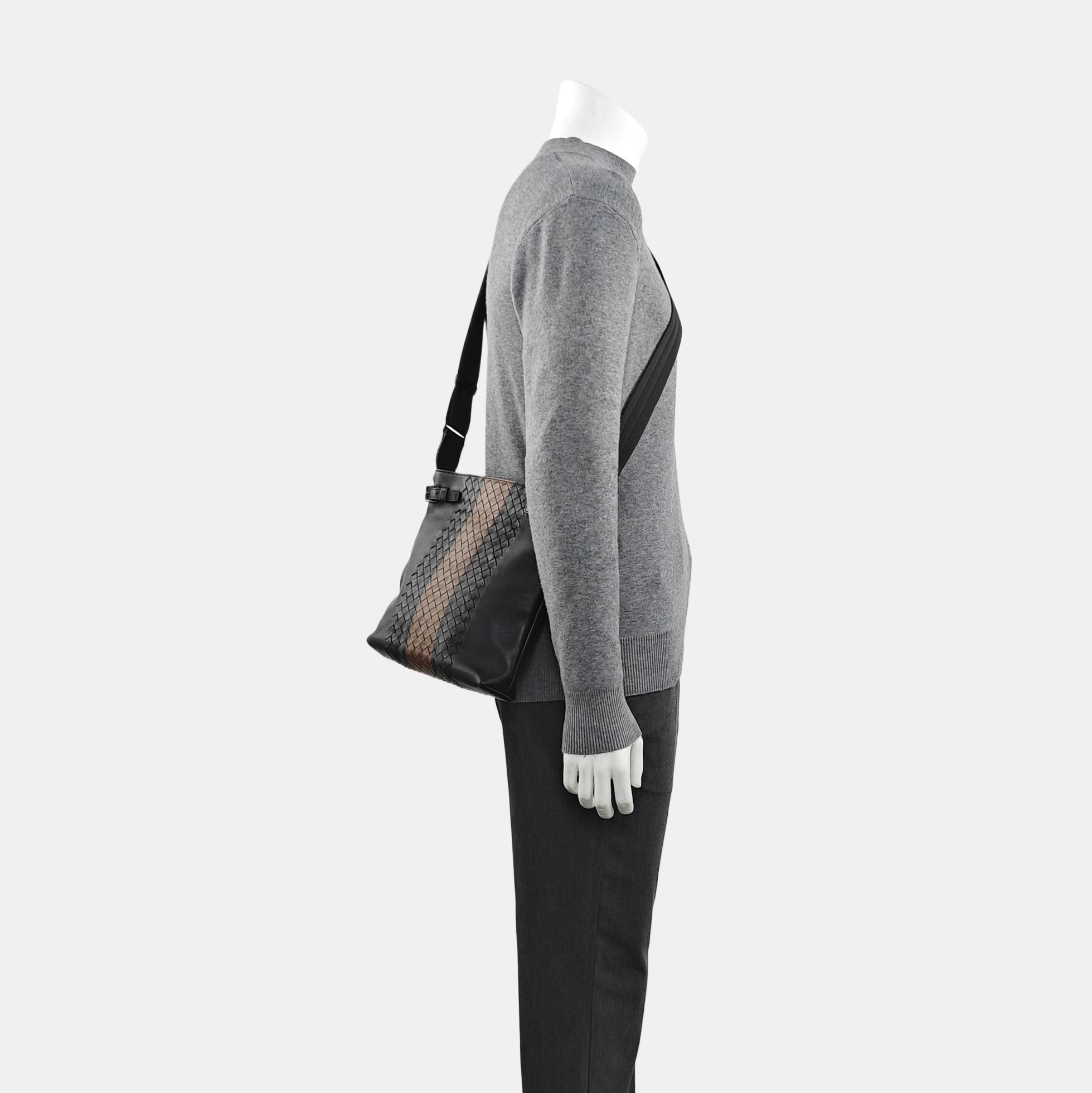 Lambskin Shoulder Bag Black