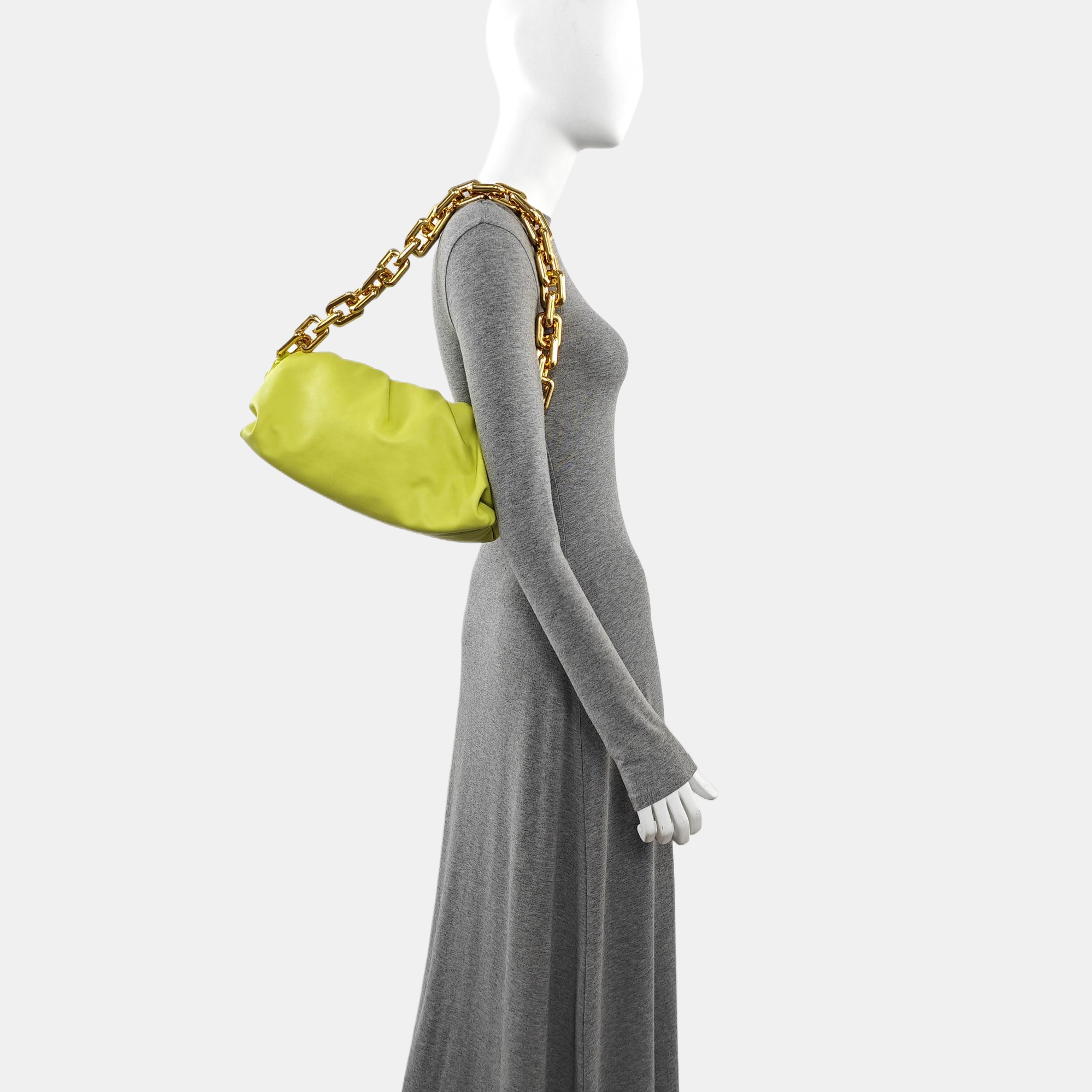The Pouch Calfskin Green