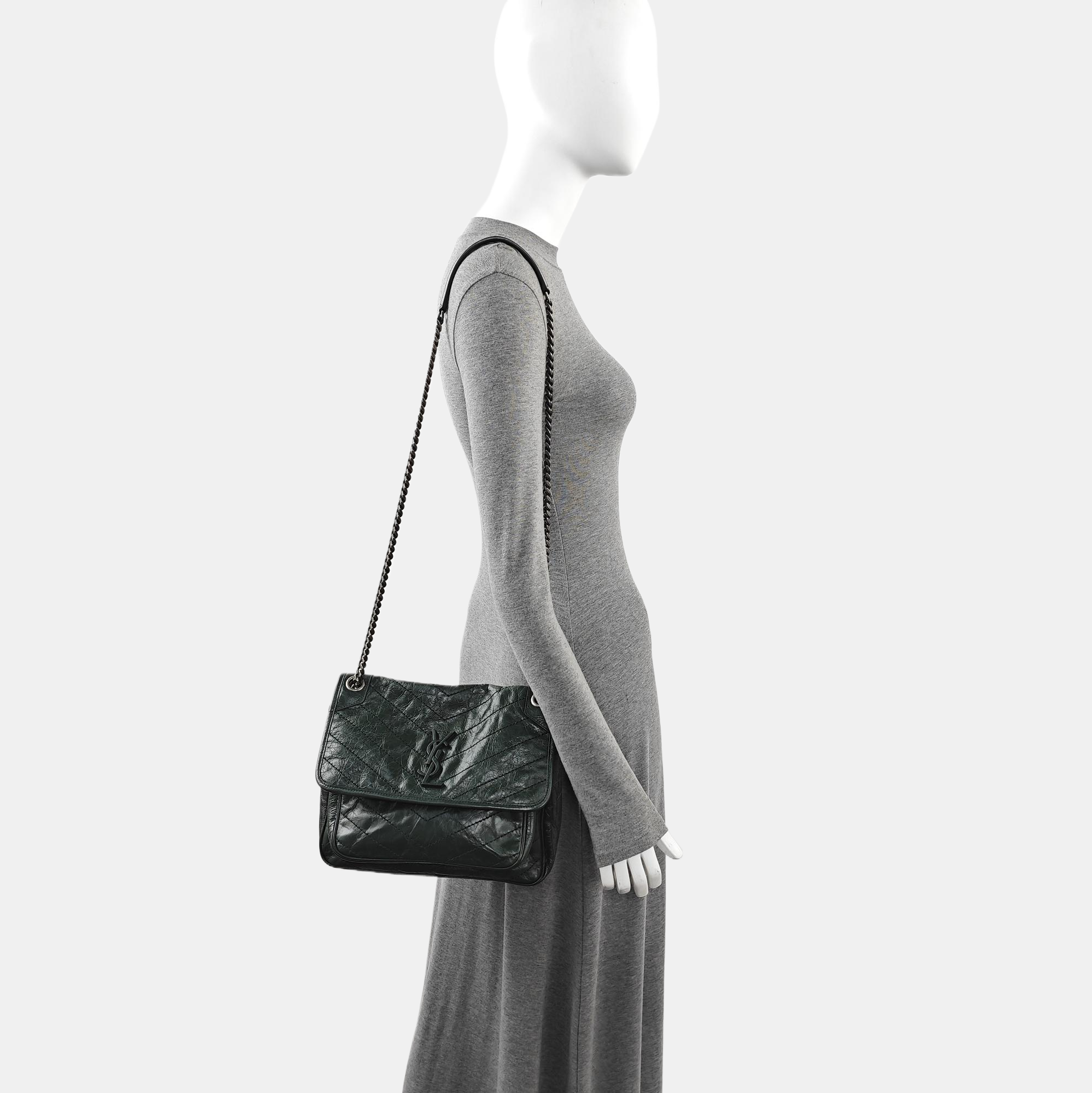 NIKI Medium Calfskin Green
