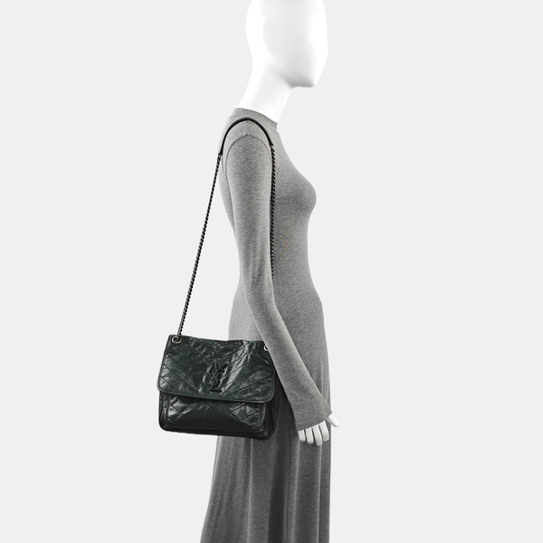 NIKI Medium Calfskin Green