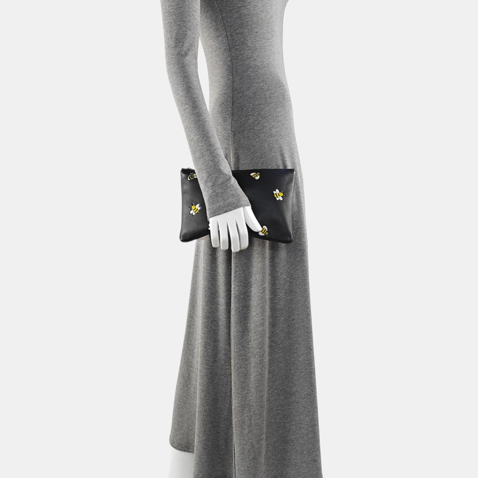 Calfskin Clutch Black