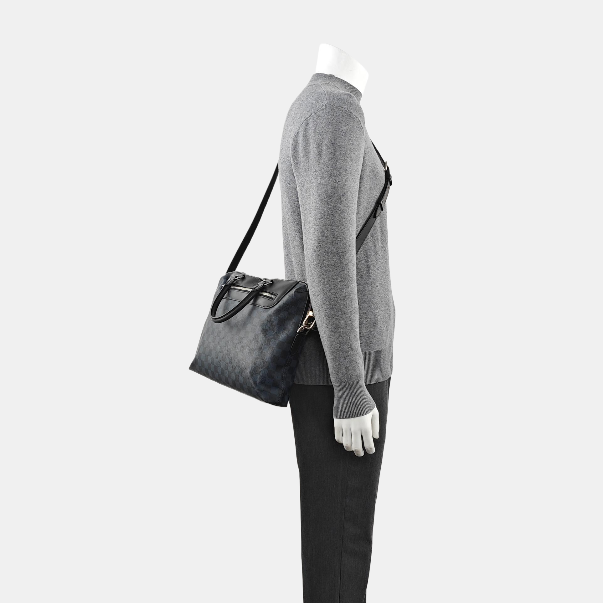 PORTE-DOCUMENTS Damier Coated Canvas Blue