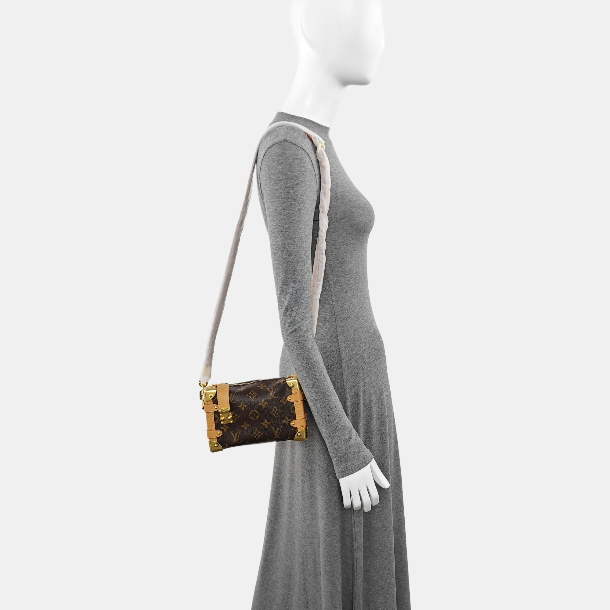 SIDE TRUNK PM Monogram Coated Canvas Brown