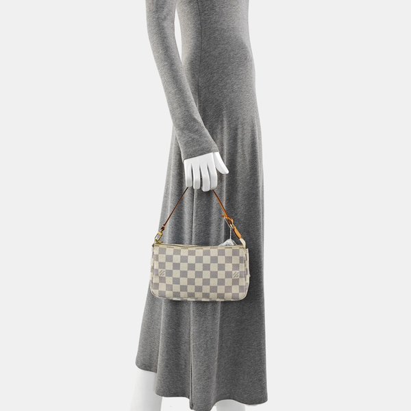 ACCESSOIRES GM Damier Azur Coated Canvas White