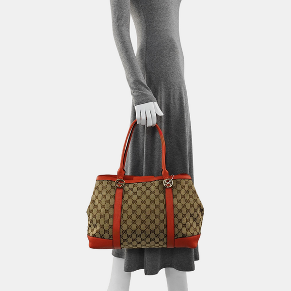 Miss GG Monogram Canvas Brown