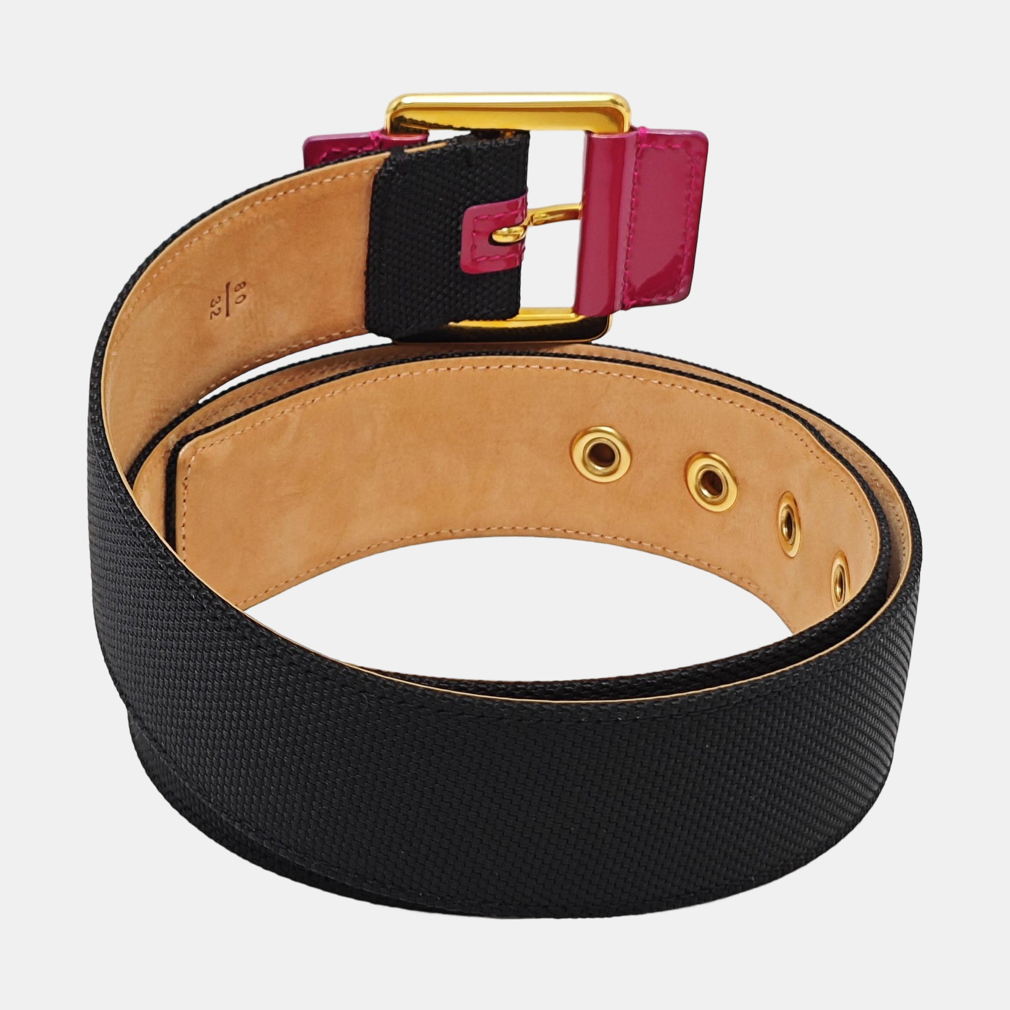 Fabric Belt Black