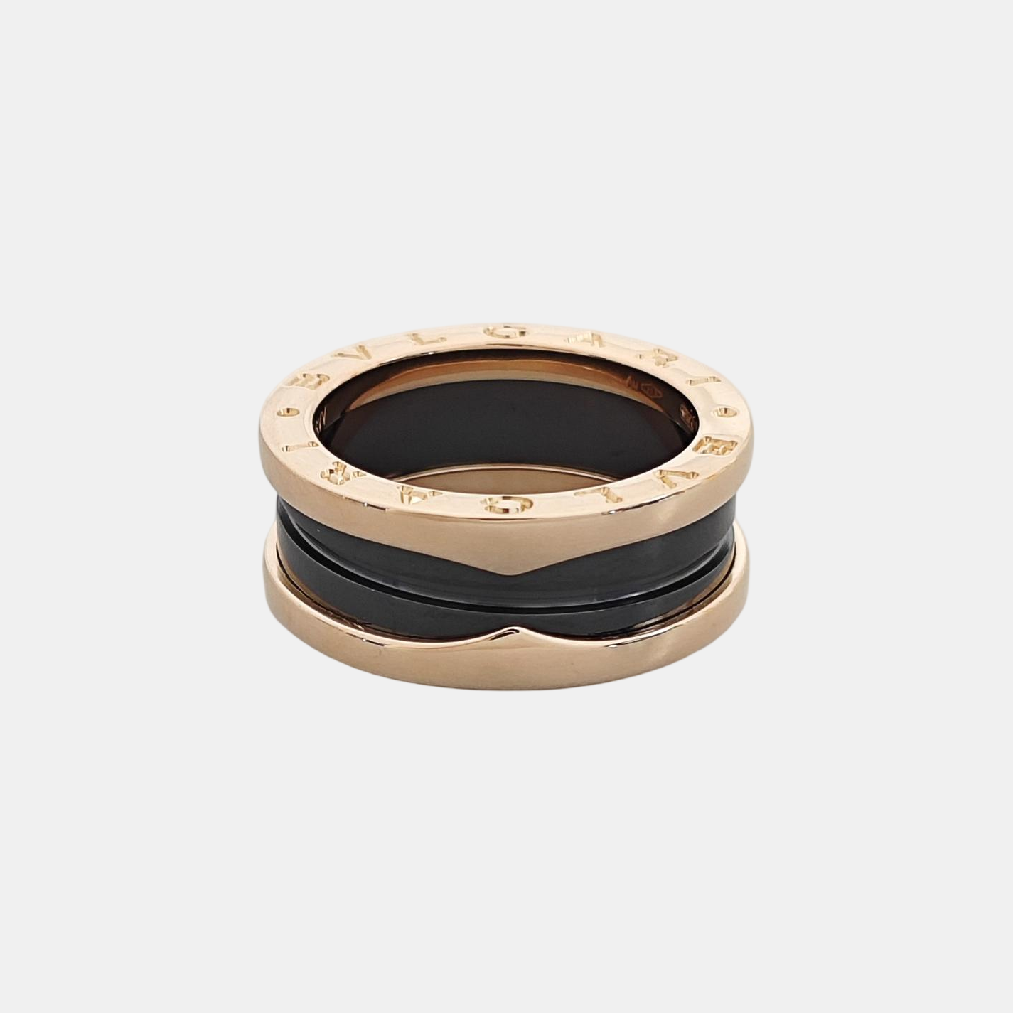 B.ZERO1 18k Rose Gold Ring EU 52