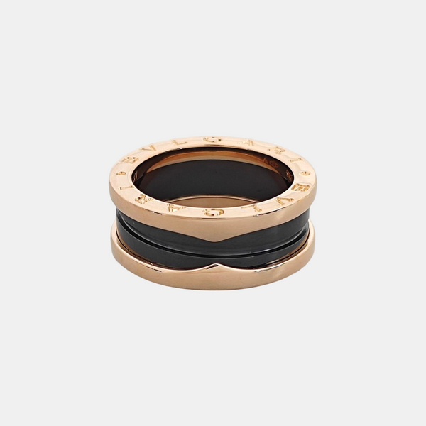 B.ZERO1 18k Rose Gold Ring EU 52