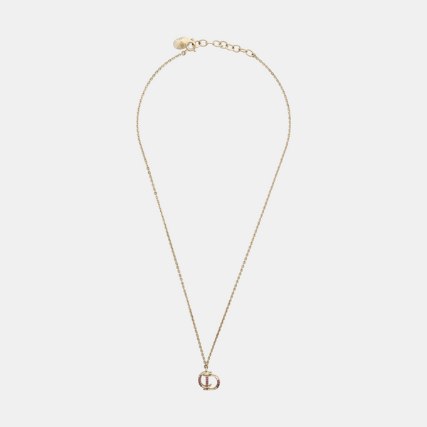 Petit CD Metal Gold Necklace