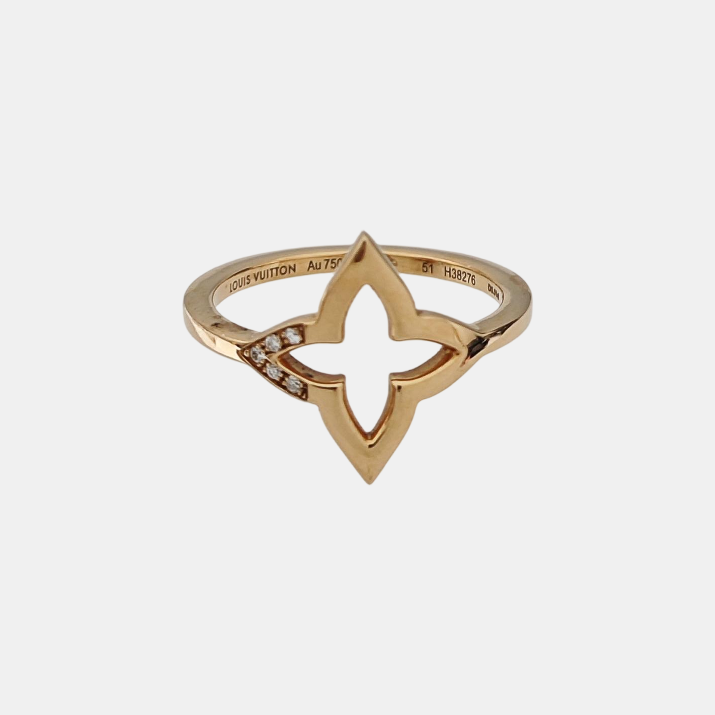 18k Rose Gold Ring EU 51