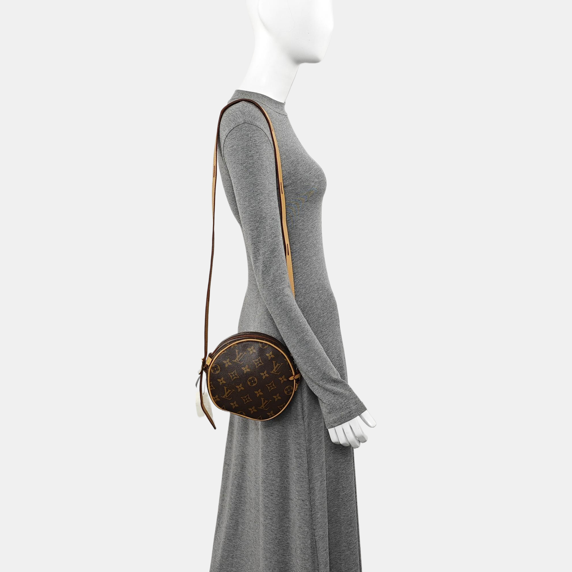 BOITE CHAPEAU PM Monogram Coated Canvas Brown