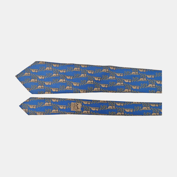 Mulberry Silk Tie Blue