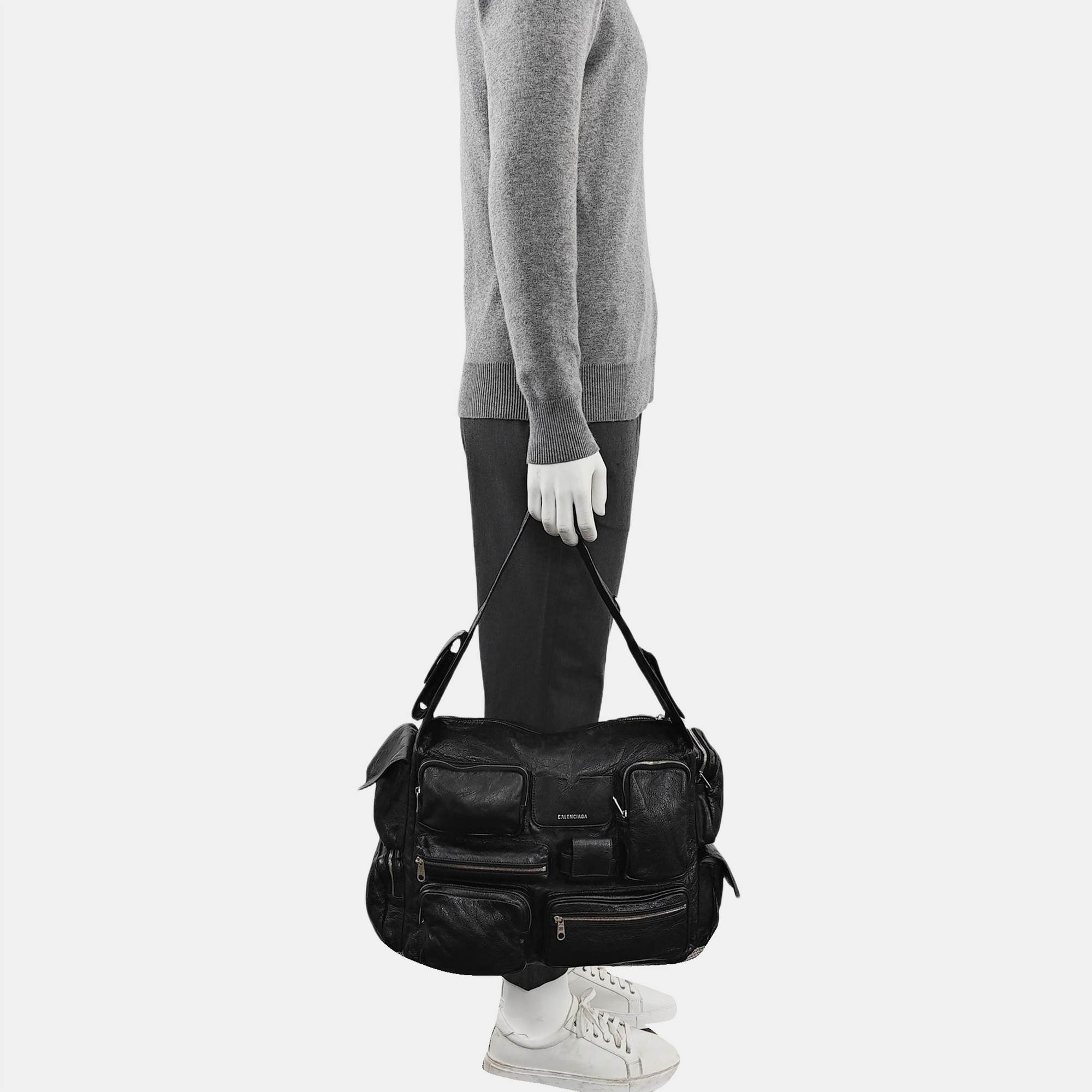 Lambskin Tote Bag Black