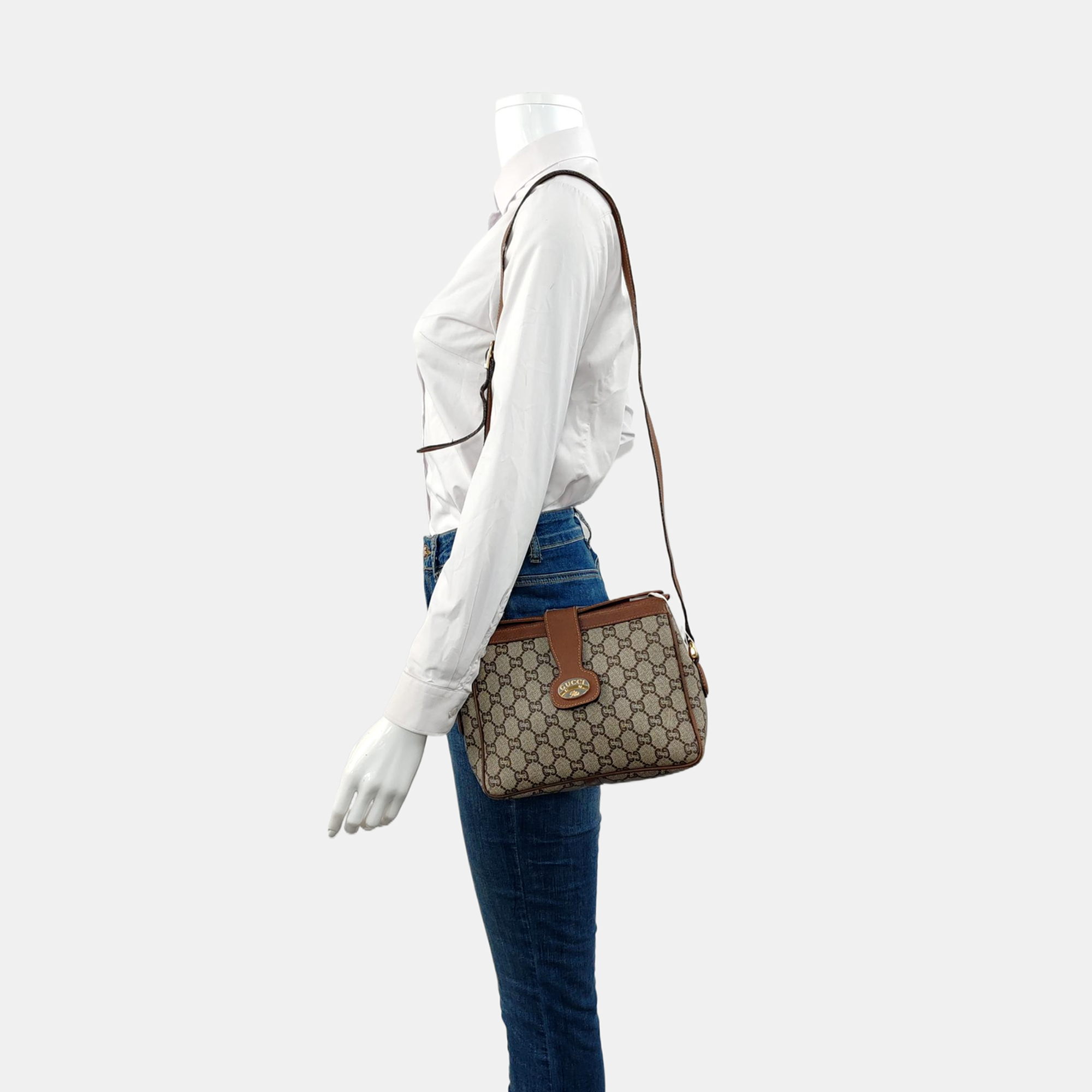 Monogram Coated Canvas Beige