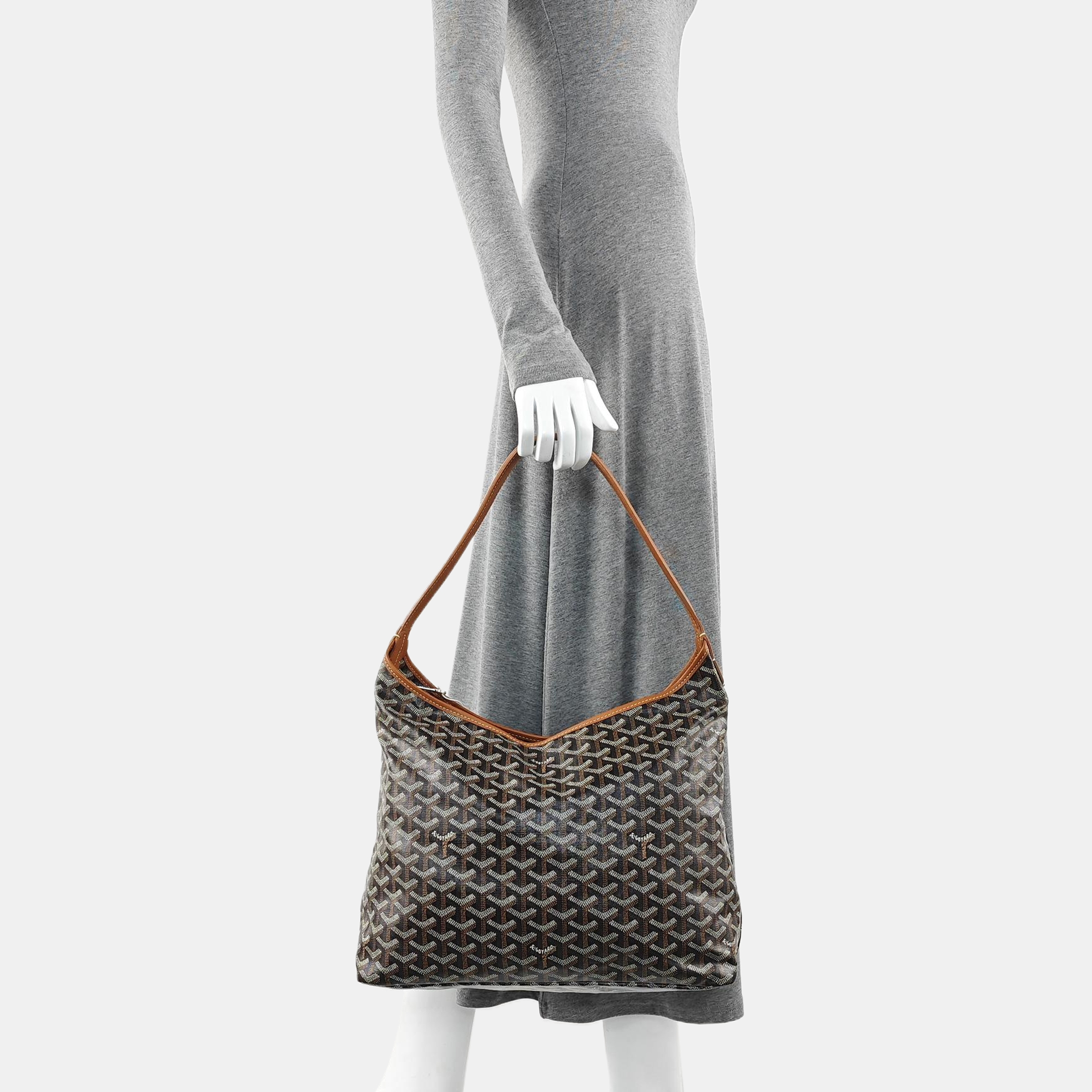 Hobo Coated Canvas Brown