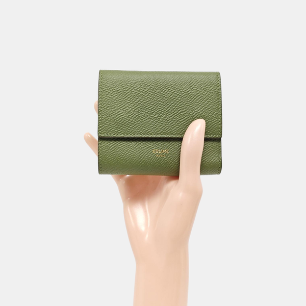 Calfskin Wallet Small Green