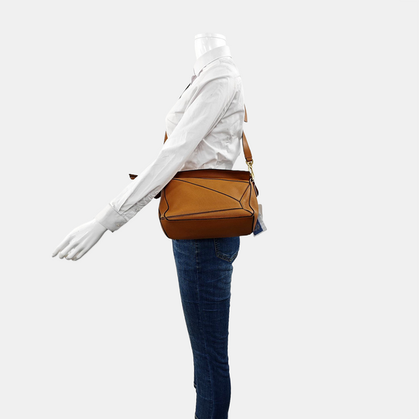 Puzzle Small Calfskin Brown