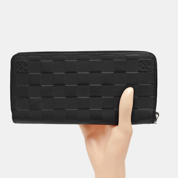 ZIPPY Damier Graphite Calfskin Black Wallet